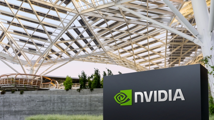 Official NVIDIA image of an AI factory data hall