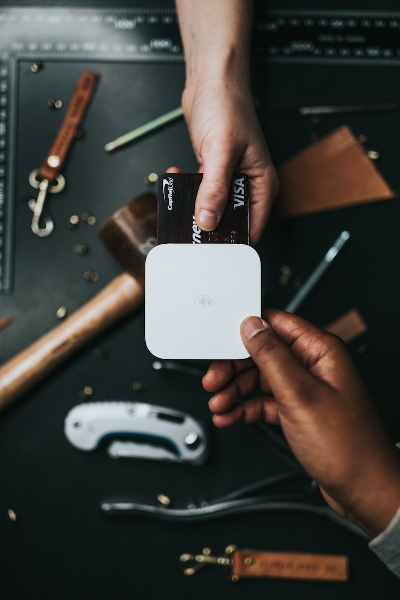 Square POS dashboard and hardware