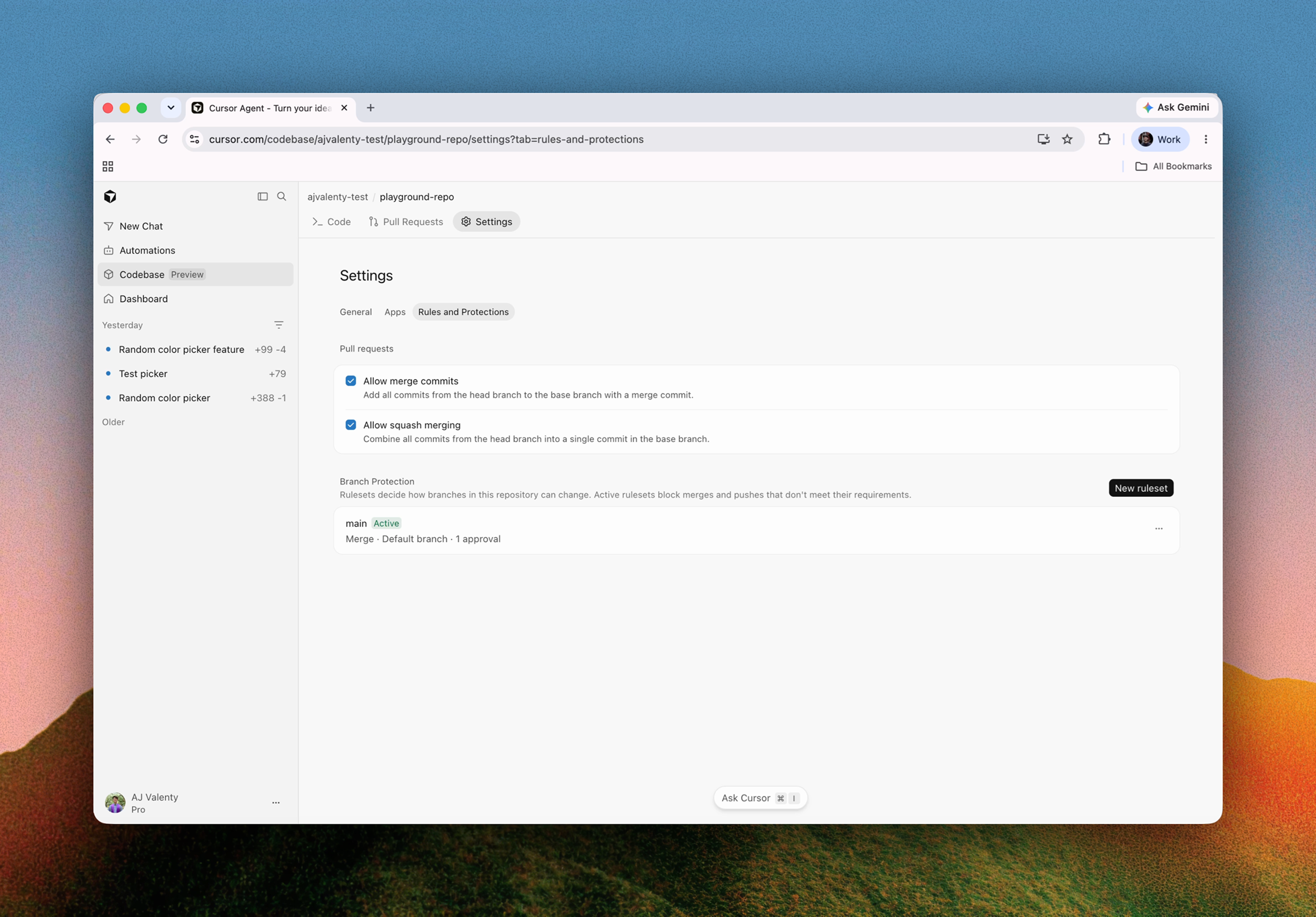 Managing GitHub sync and per-repo status from Origin settings Repository settings and sync in Origin