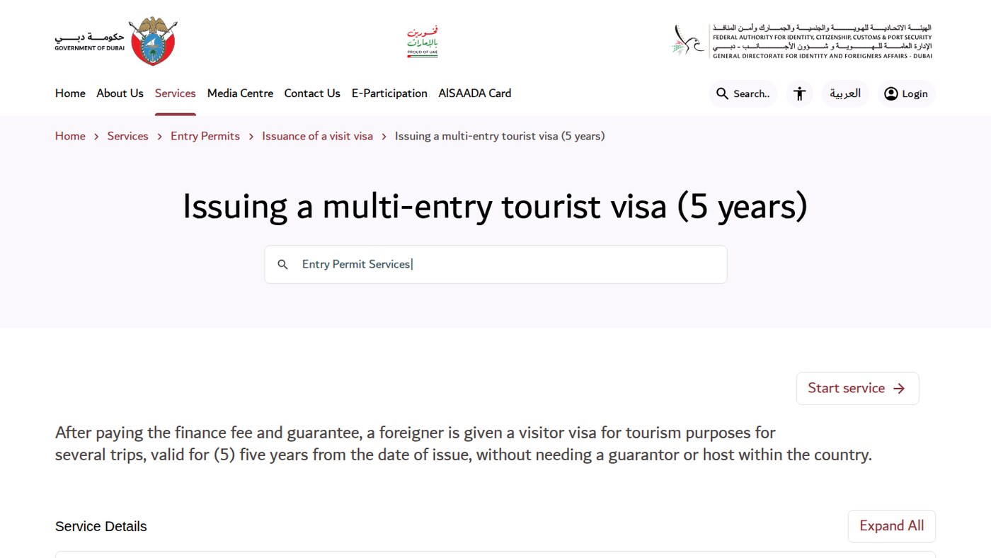 Dubai 5-Year Multiple-Entry Tourist Visa 2026: Eligibility, Fees, and How to Apply