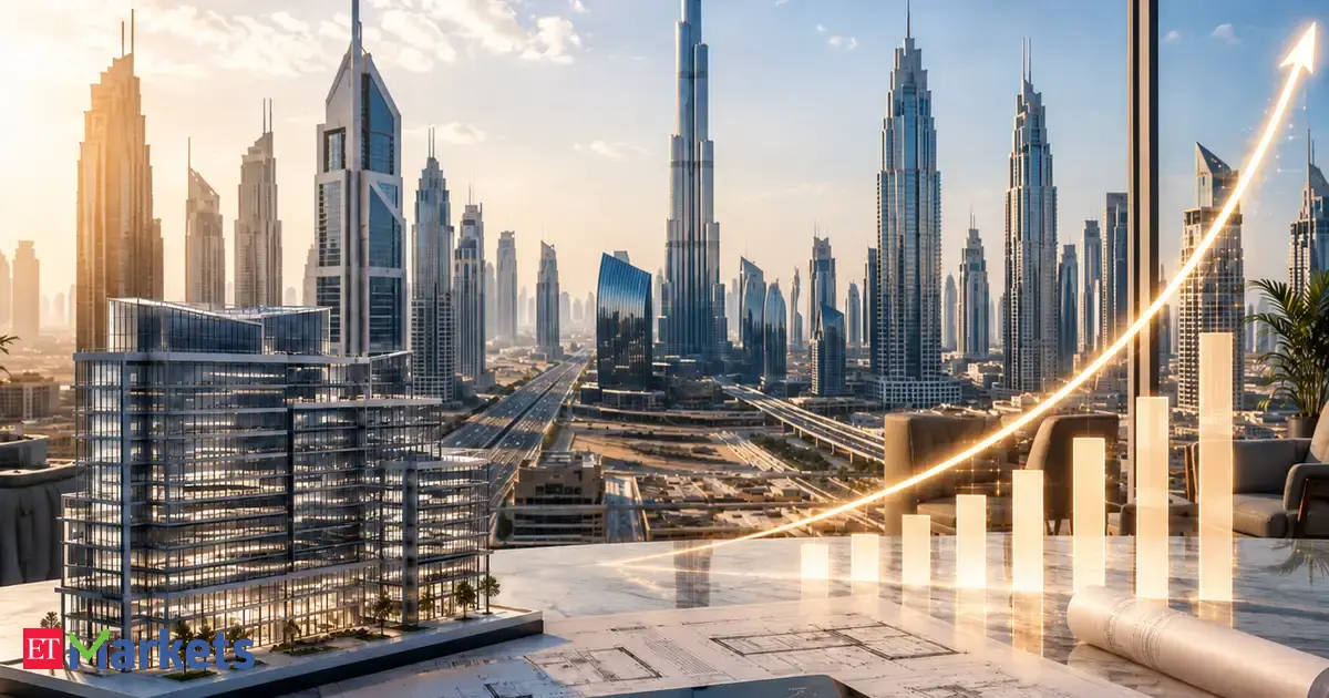 رسم توضيحي لسوق العقارات التجارية في دبي بعد أرقام النصف الأول