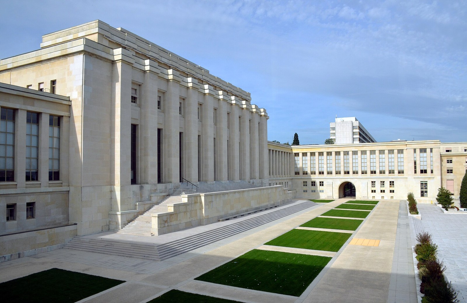 The Palace of Nations in Geneva