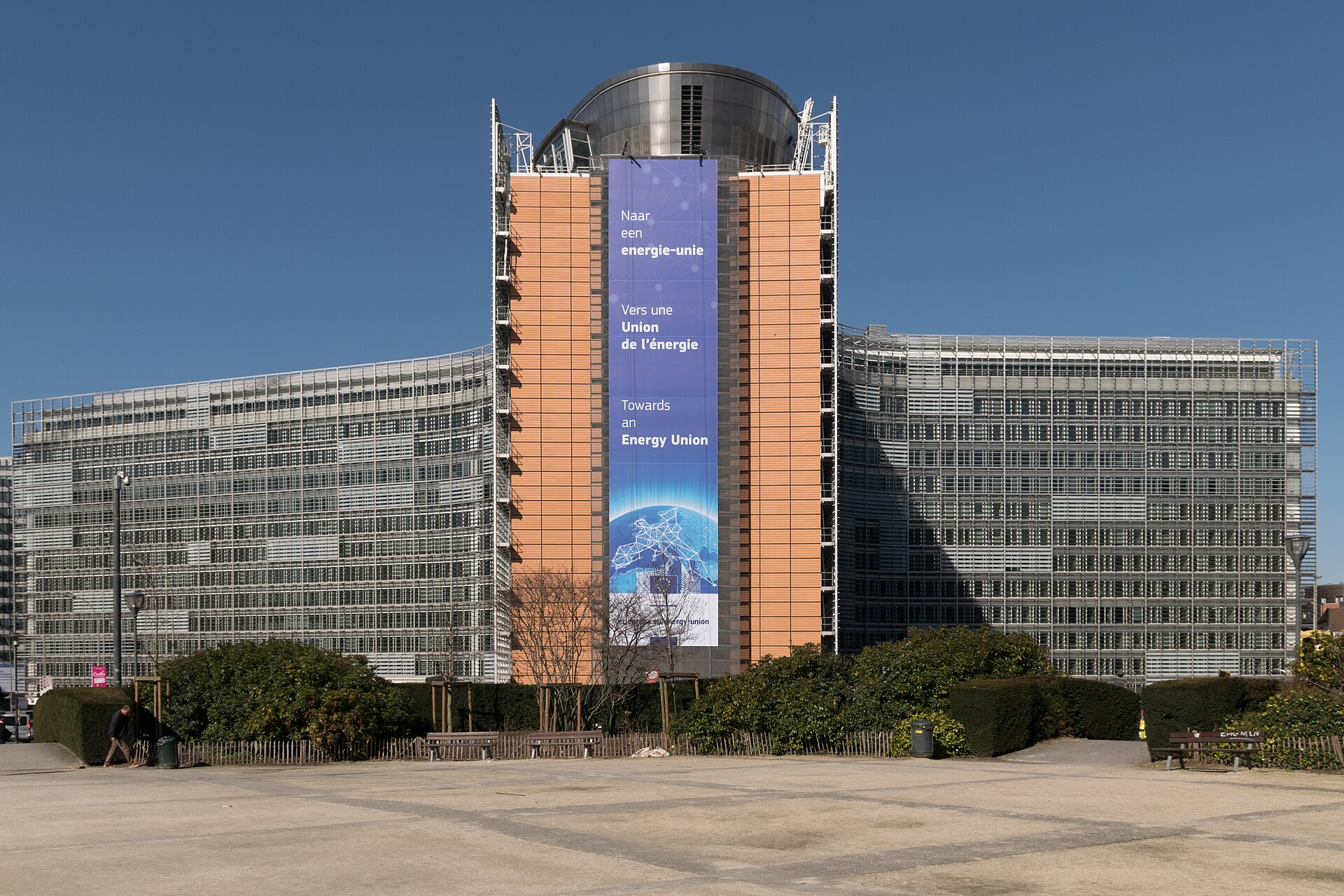The Berlaymont building, headquarters of the European Commission in Brussels