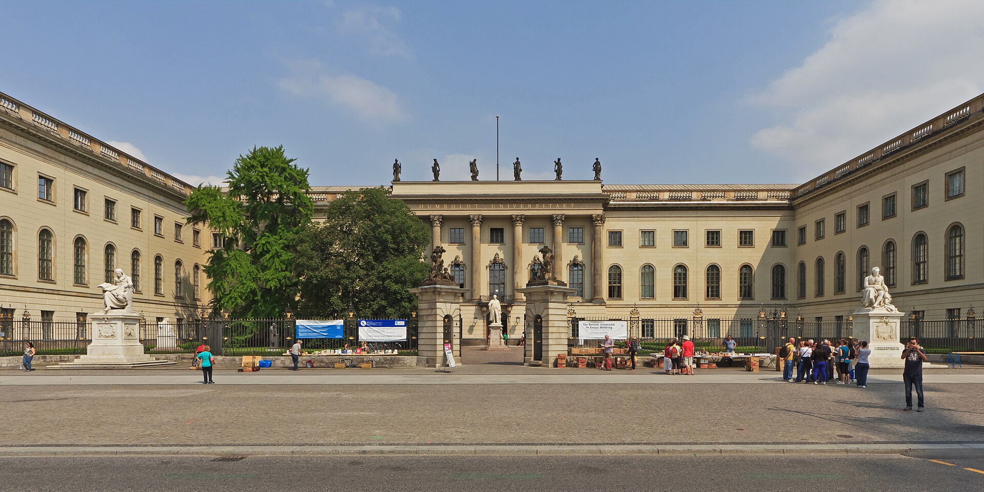 Main building of Humboldt University in Berlin, one of Germany's strongest magnets for international students
