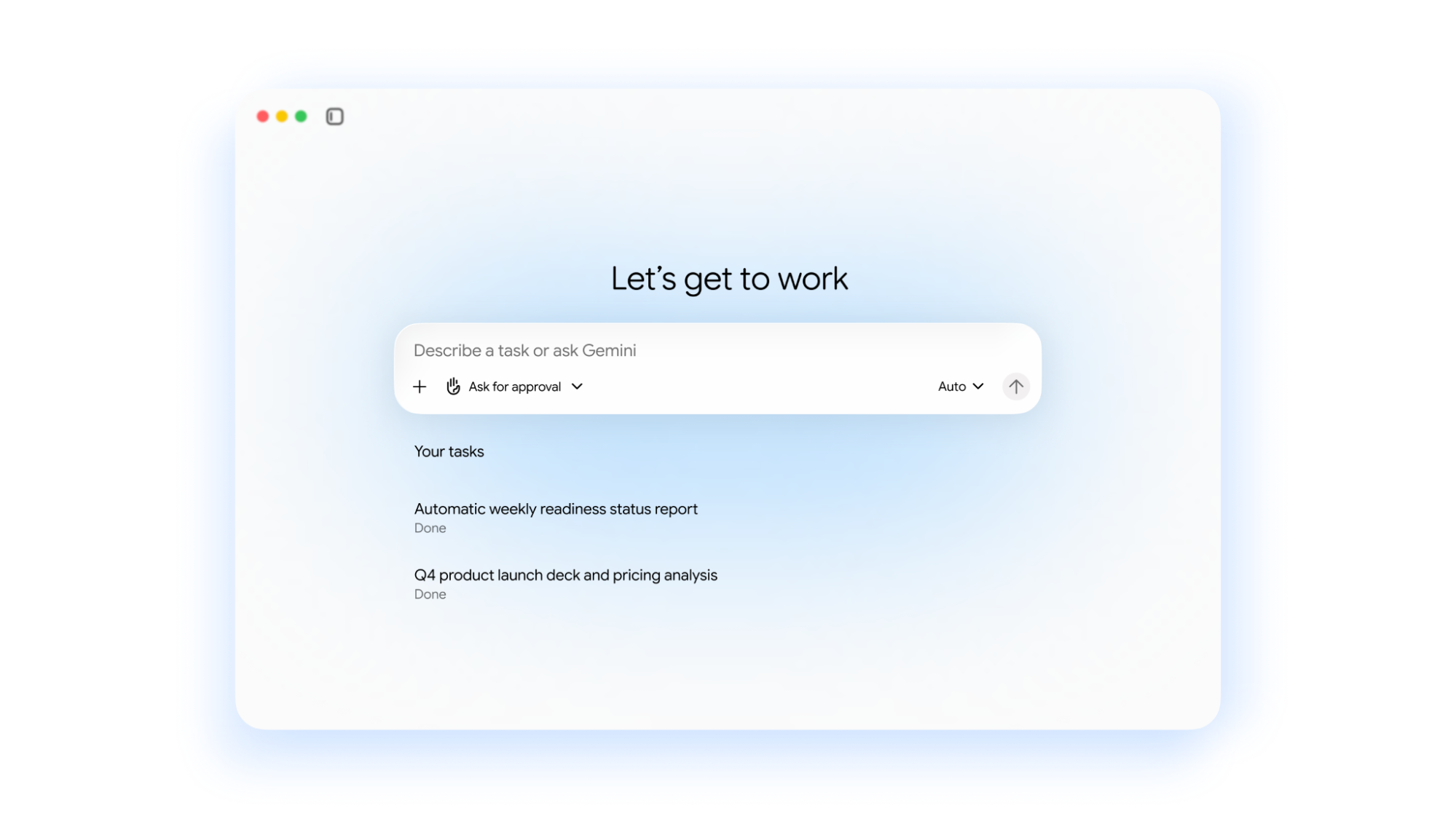 رسم رسمي لواجهة وكيل Gemini من مدونة Google Cloud