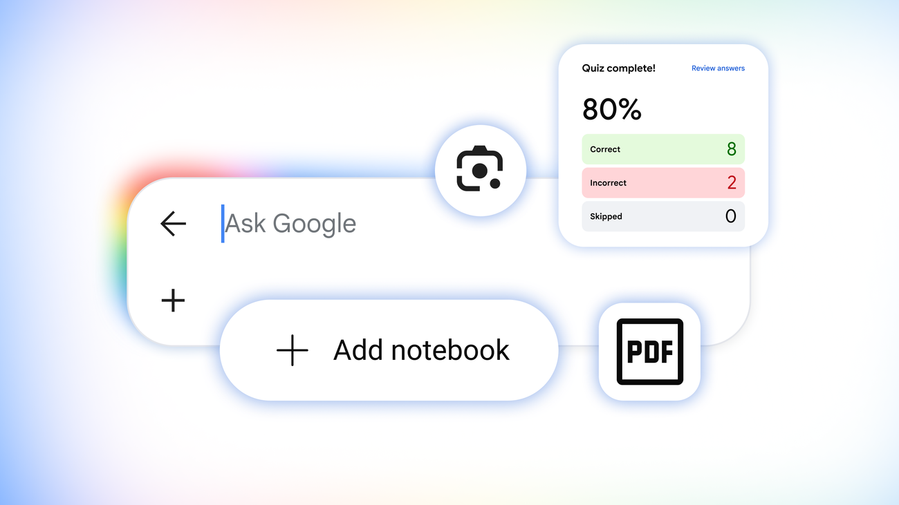 Google Search Study Tools 2026: Five New AI Study Features Including Practice Quizzes, Lens Homework Help, and Notebooks in Search