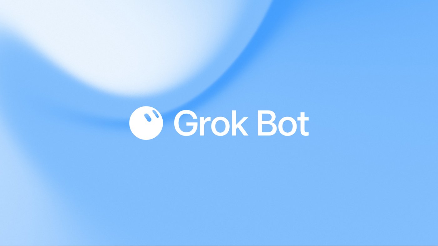 الصورة الرسمية لإطلاق Grok Bot