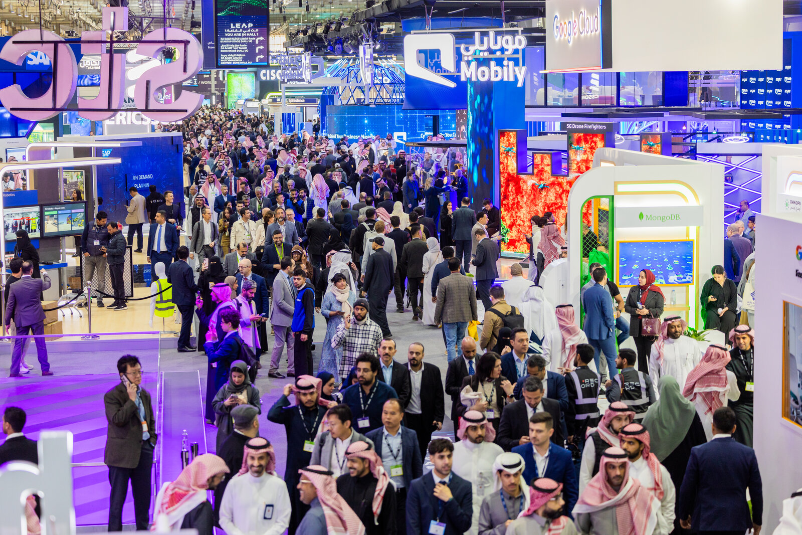 The LEAP technology conference stage in Riyadh, where humain-m3 was announced