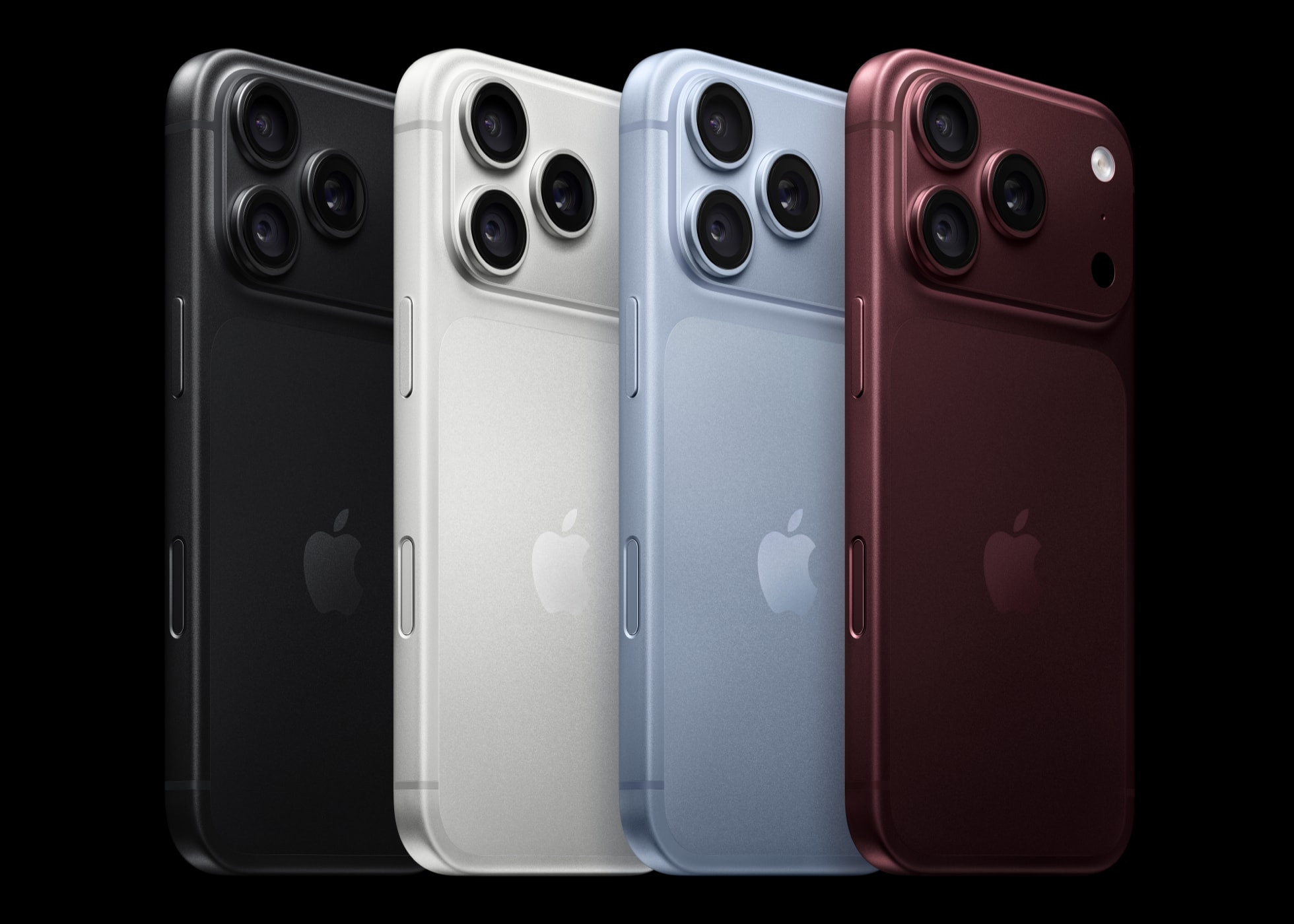 Official four-colour lineup of iPhone 18 Pro