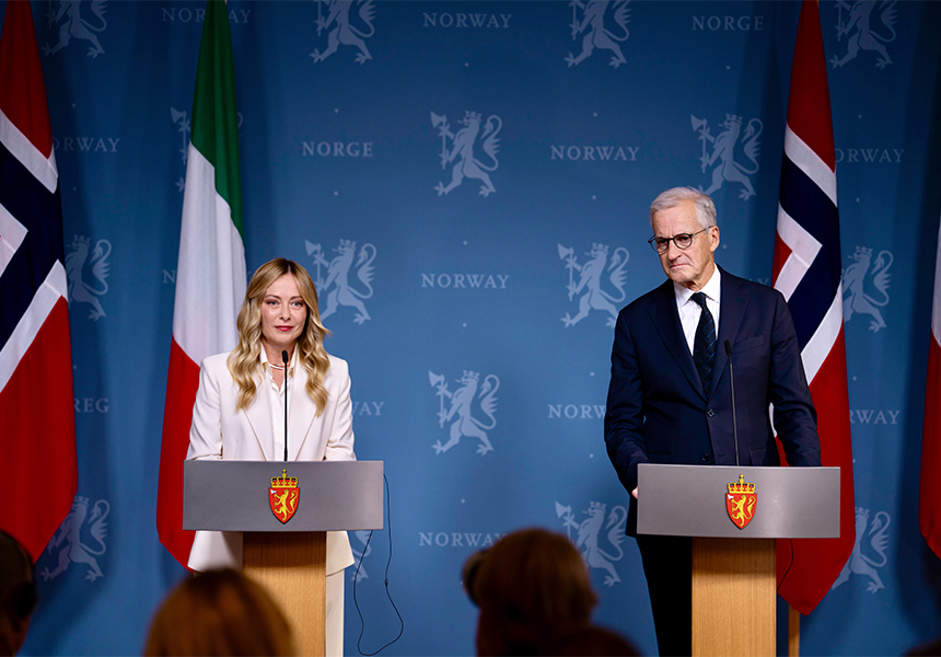 Official photograph from the Italian government's archive An activity documented by the Italian government