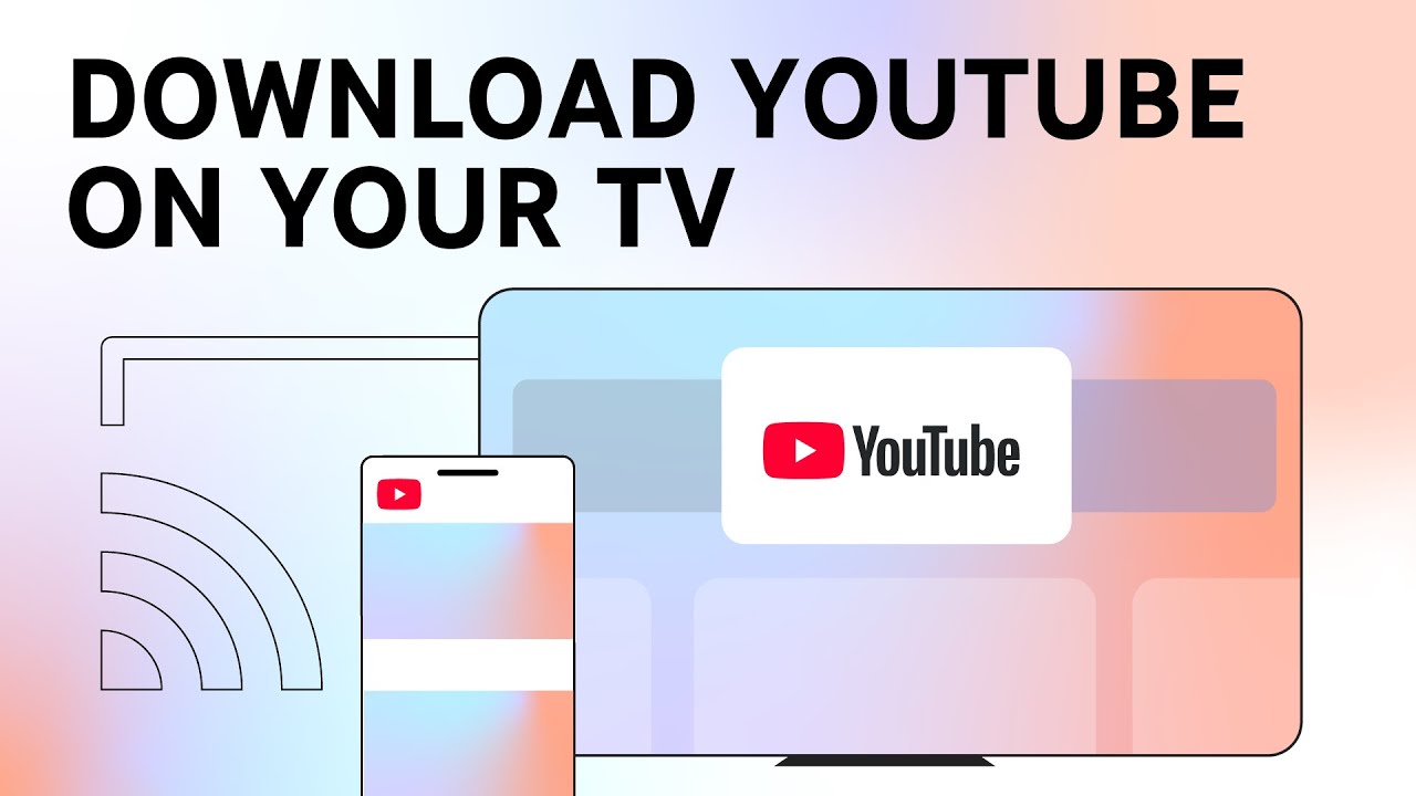 YouTube on television and streaming devices Official image for installing YouTube on a TV or streaming device