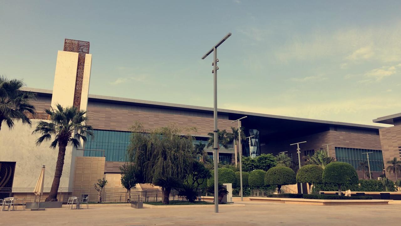 KAUST's campus in Thuwal with its mosque on the left