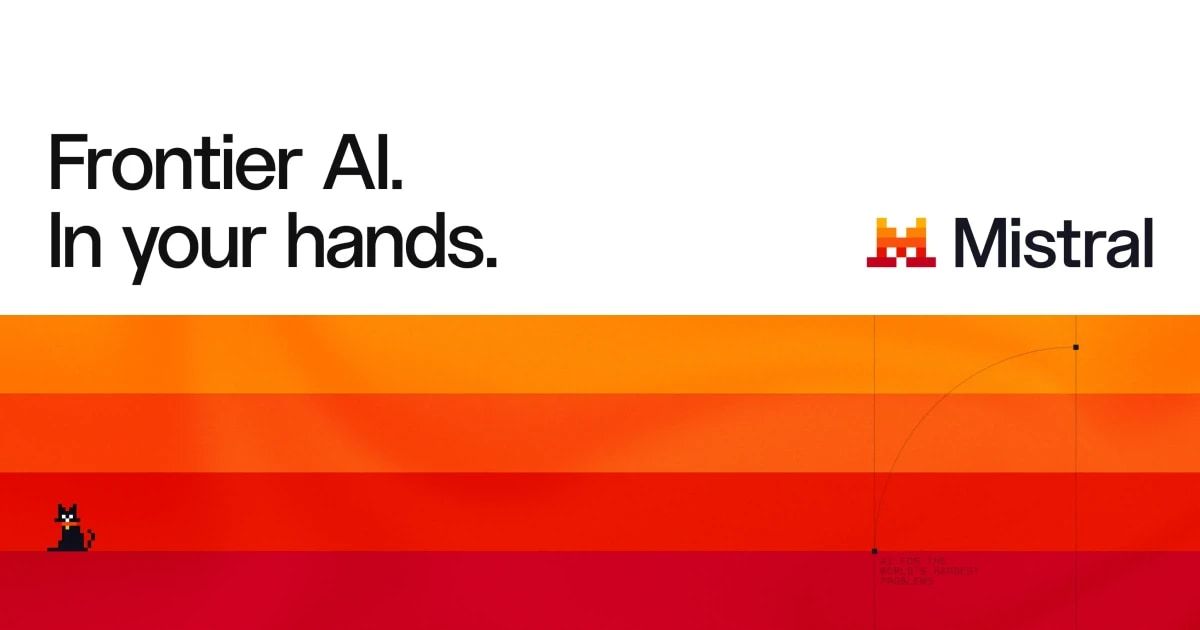 Mistral AI official brand identity — Europe's most heavily funded AI company