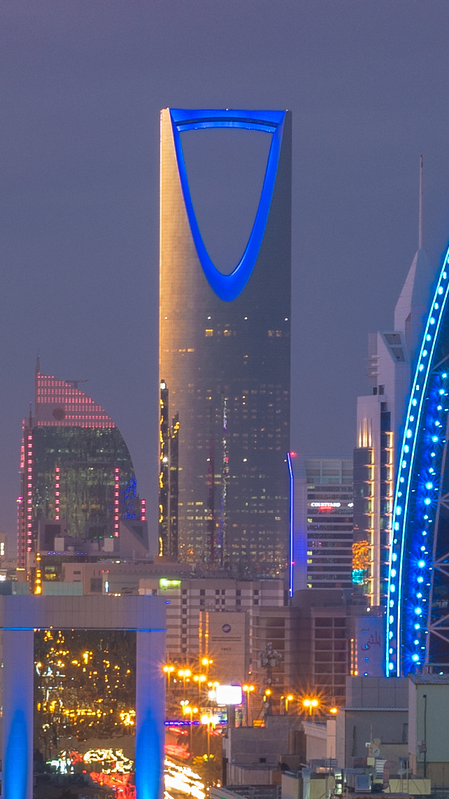 Riyadh skyline seen from Kingdom Center