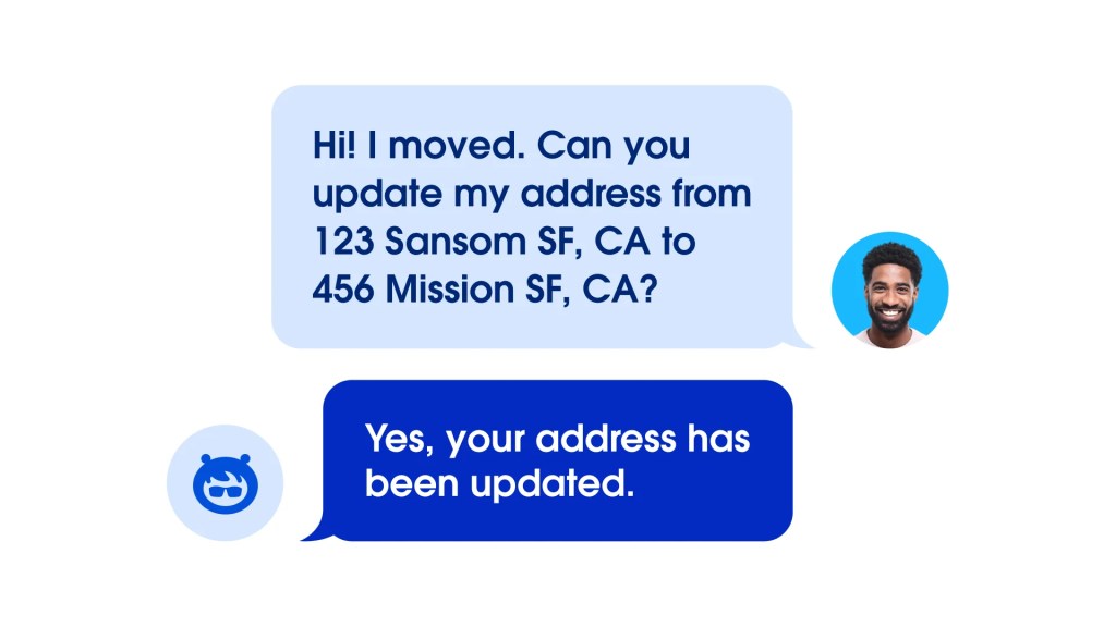 Agentforce story: customer record update