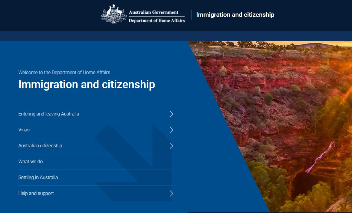 The Australian Department of Home Affairs site — official source of the 48-hour rule