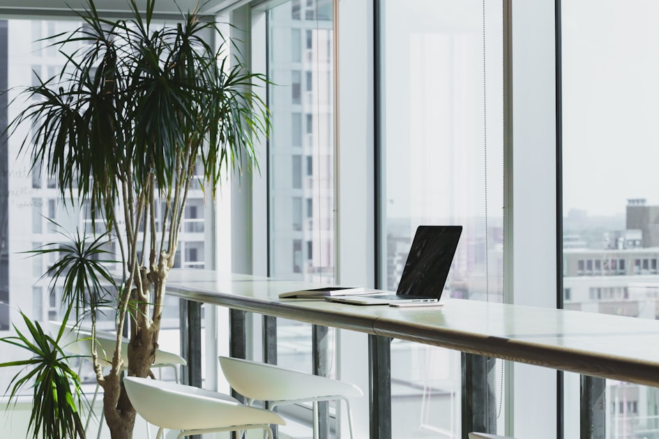 Small business office representing the type needing business interruption insurance
