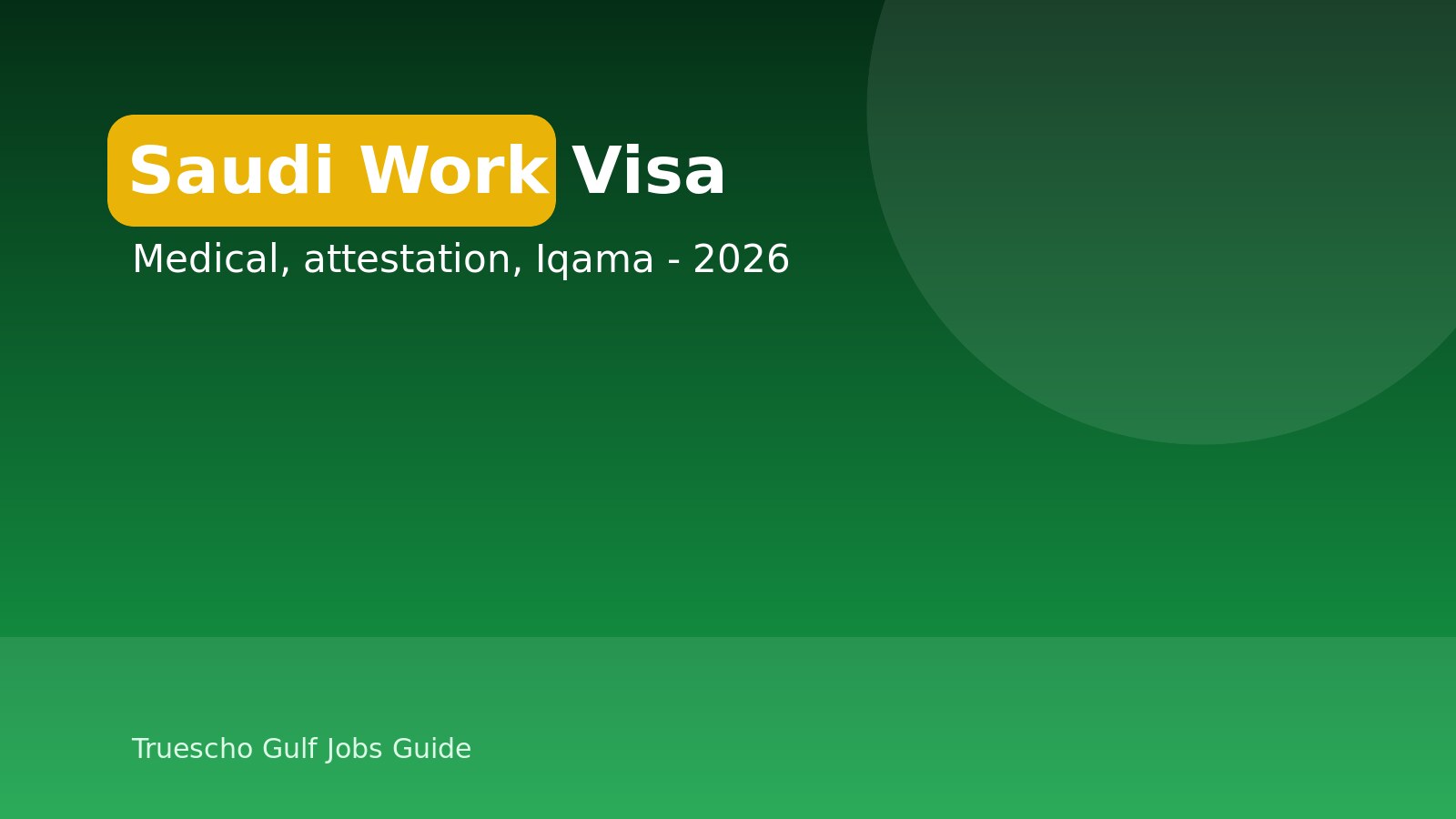 After Saudi Scholarship Acceptance 2026: Medical Exam, Educational Visa, and Travel Checklist