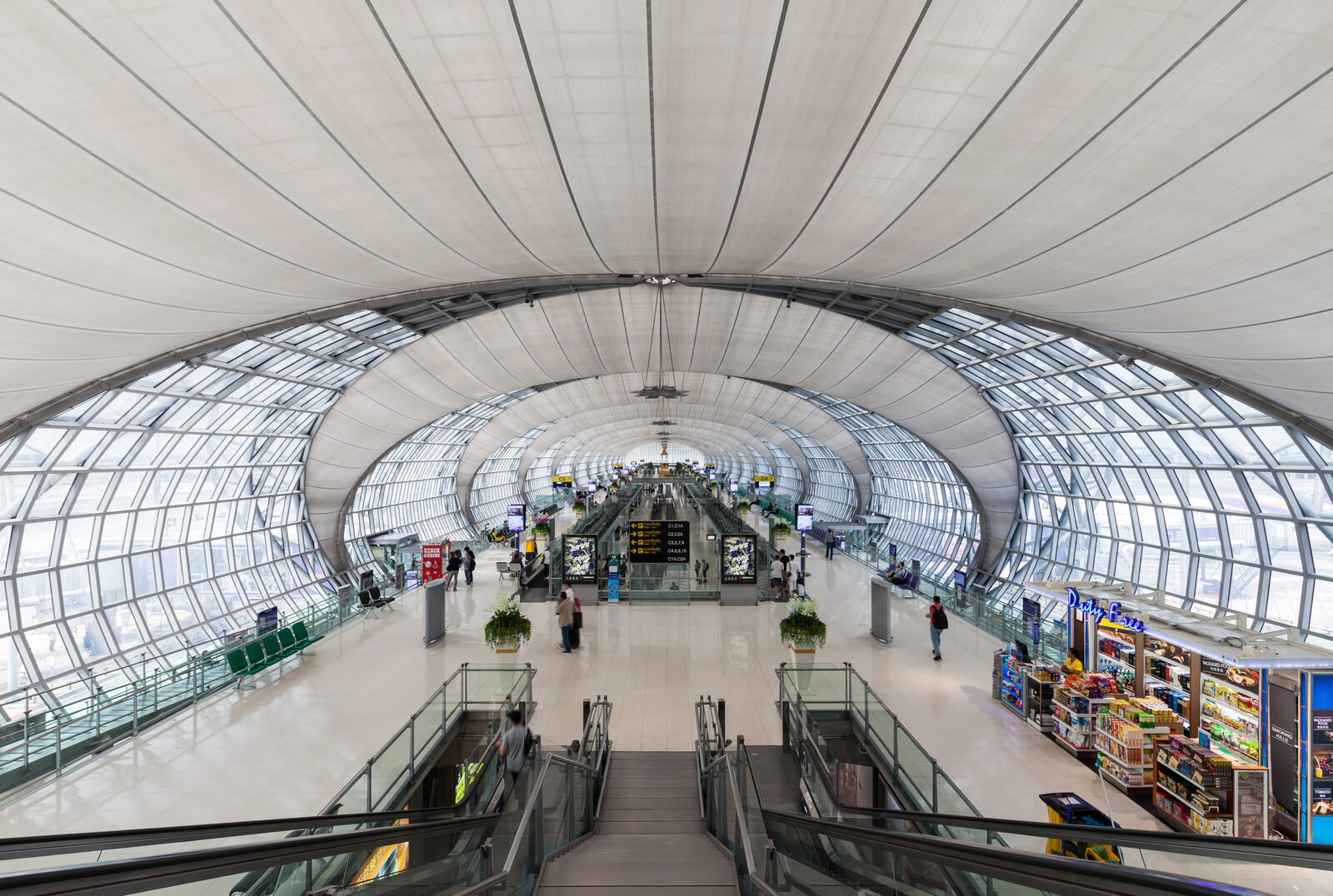 Suvarnabhumi Airport Terminal C, Bangkok Suvarnabhumi Airport Terminal C in Bangkok, where the new entry rules are enforced at immigration