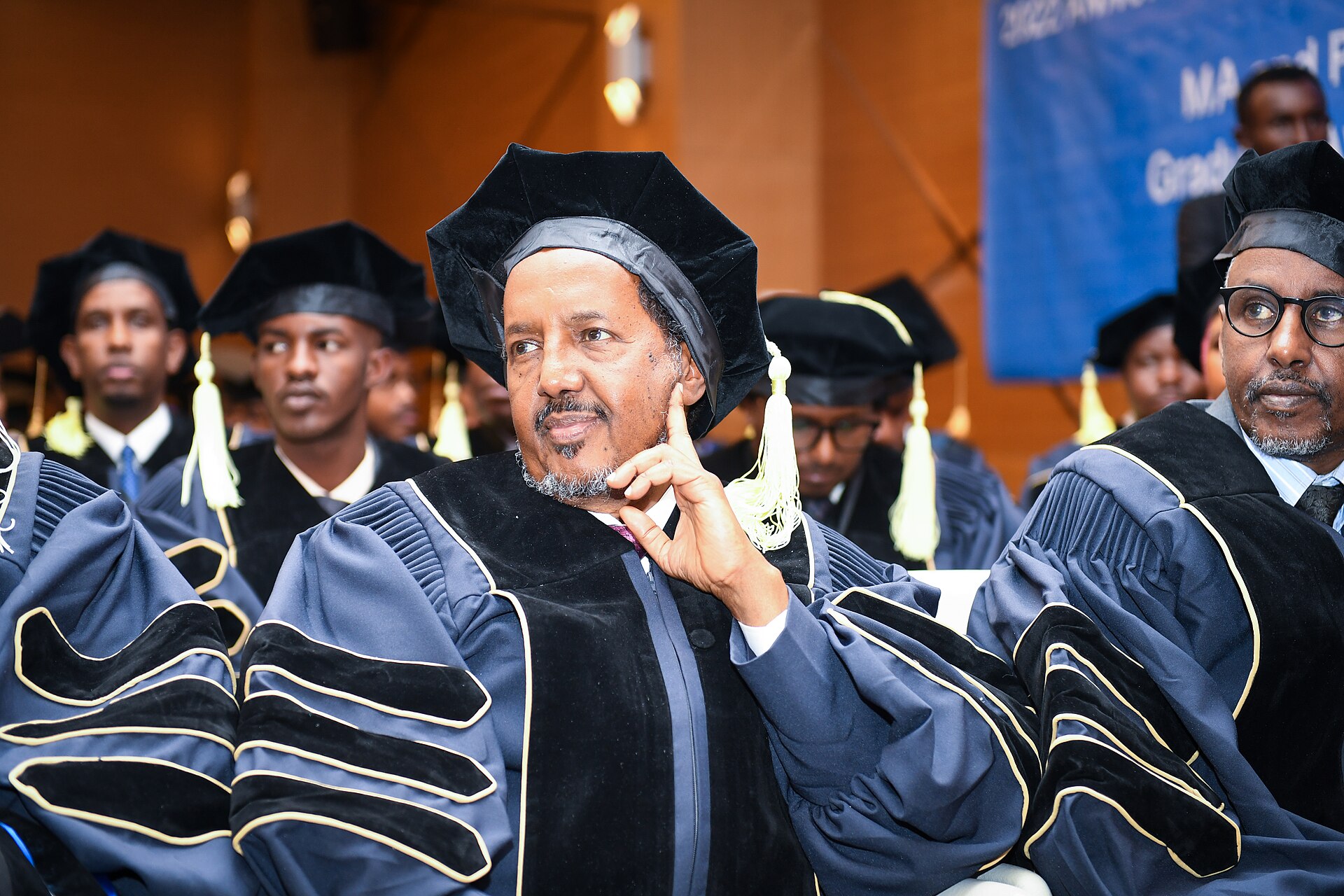 A university graduation ceremony for international students A university graduation ceremony — the moment when students worldwide weigh the value of investing in a destination that is narrowing its visas