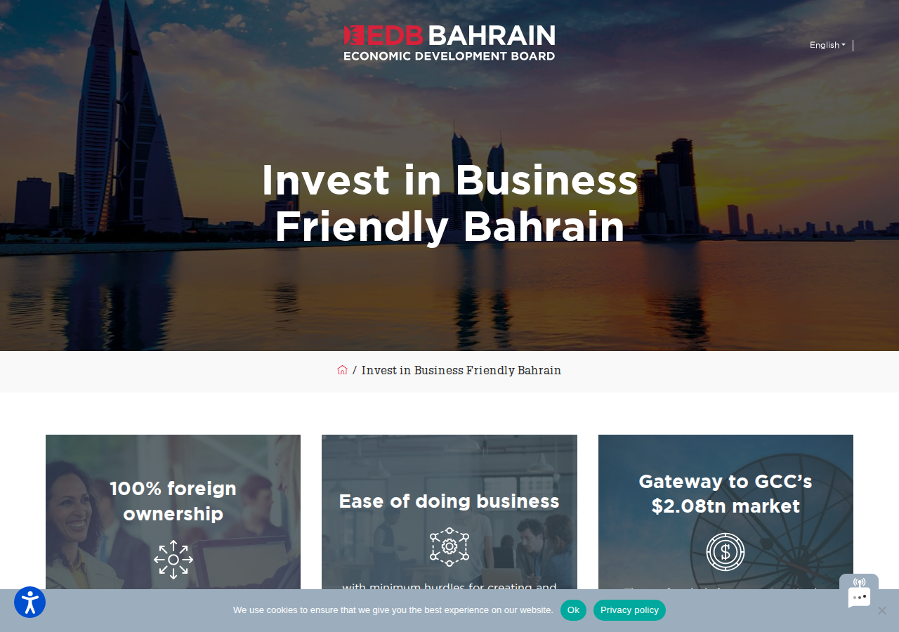 Bahrain business-friendly ownership page