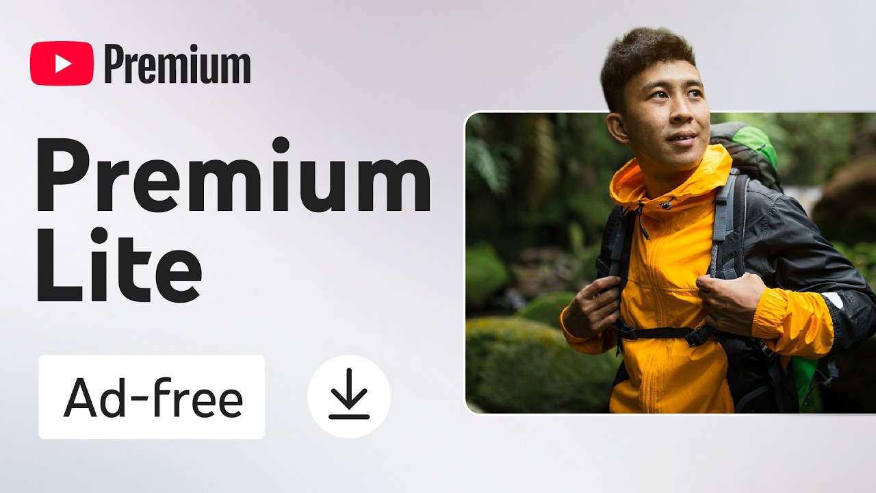 صورة فيديو YouTube الرسمية التي تشرح Premium Lite