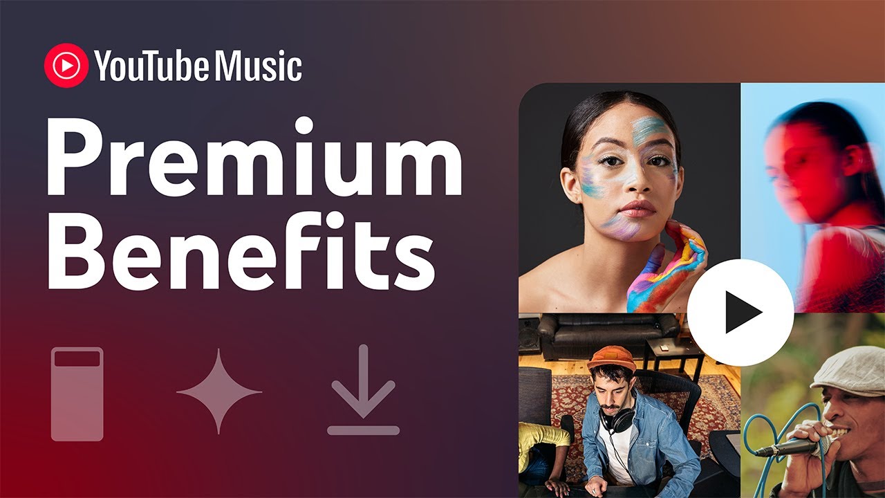 صورة رسمية تشرح مزايا YouTube Music Premium