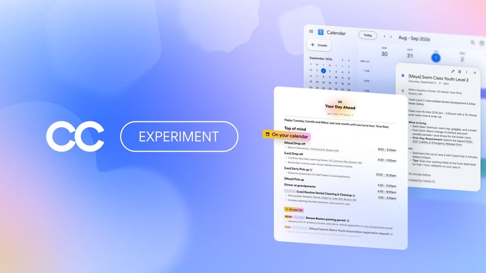 Google CC: the AI Agent That Runs Your Family's Schedule in 2026