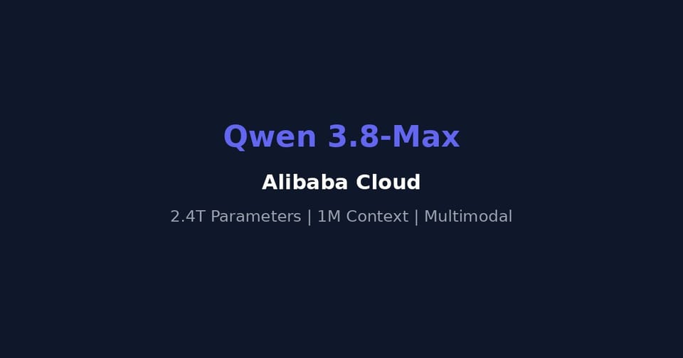 Qwen 3.8-Max من Alibaba: نموذج 2.4 تريليون معامل بـ million context — ماذا يعني للمطورين؟